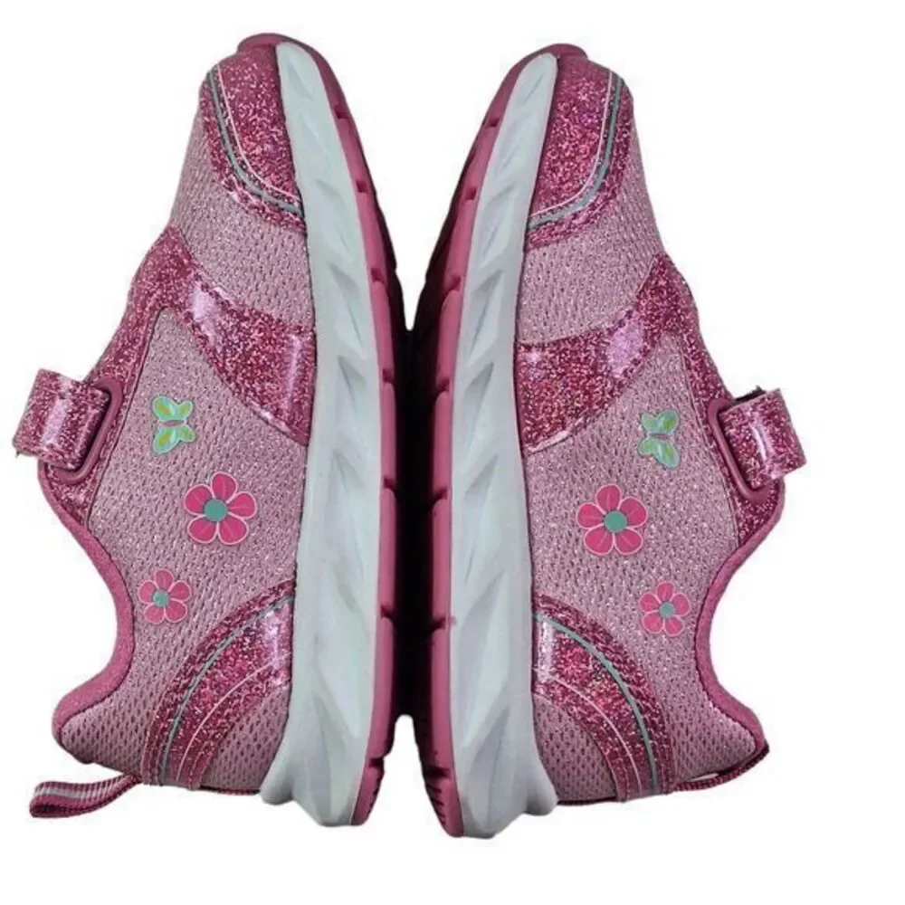 Minnie shoes‎ for girls sneakers with LED light without laces Pink Size 7 (14cm)